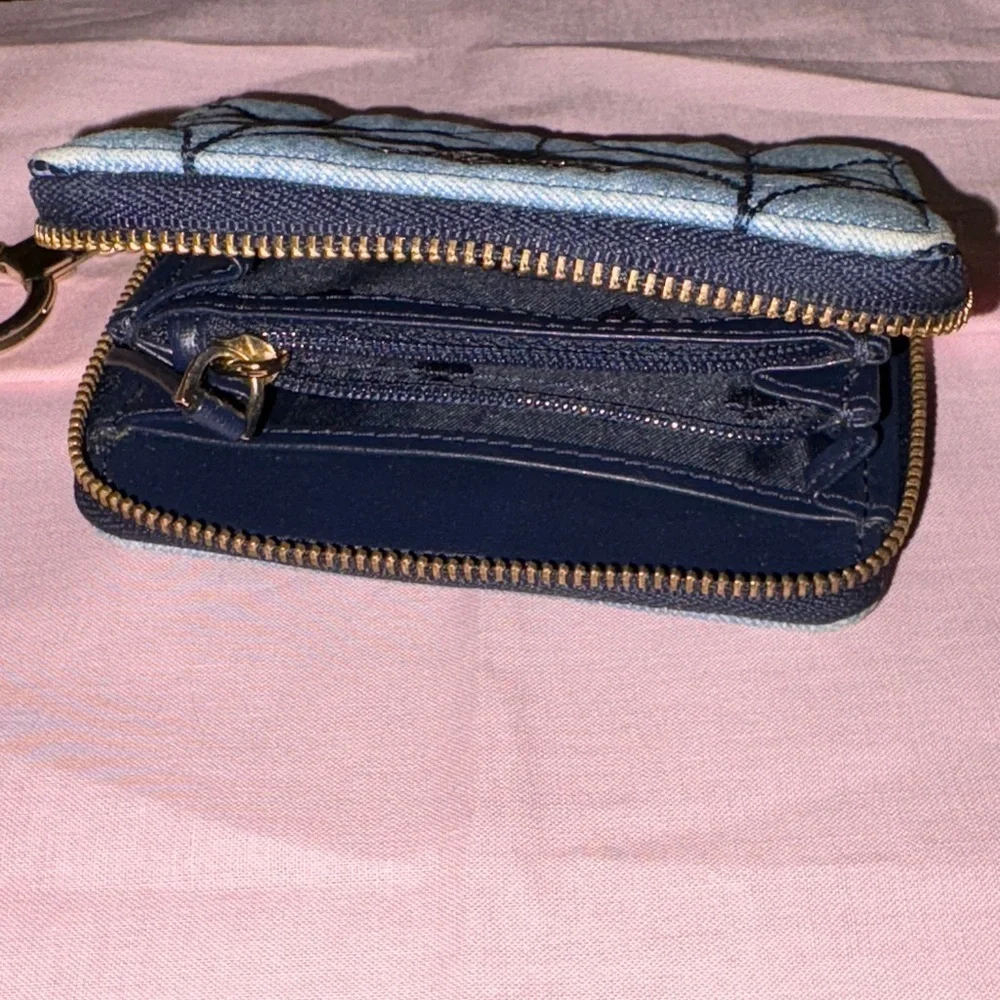Kate Spade Briar Lane Quilted Denim Wallet